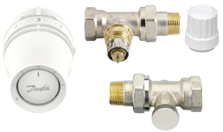 Danfoss radiátor szelep szett 1/2