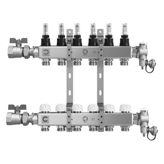 Vogel&Noot Floortec OL nemesacél osztógyűjtő 5 körös